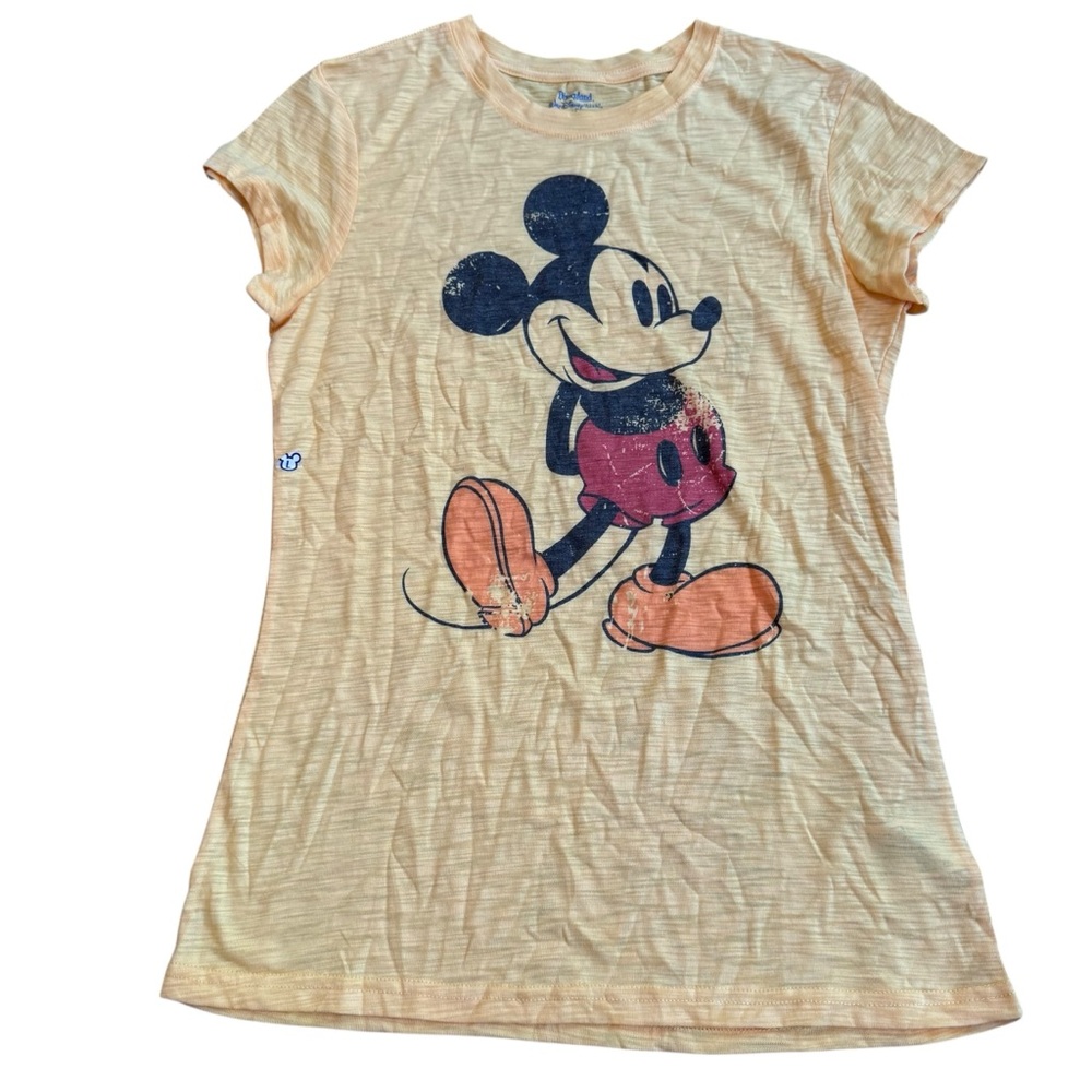 Disney World Disney Parks Retro Style Mickey Mouse T-Shirt Women's Sz Large NEW